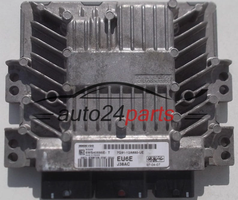 MOTORSTEUERGERÄT ECU STEUERGERÄT FORD FOCUS 2.0 TDCI SIEMENS VDO 5WS40595E-T, FoMoCo 7G91-12A650-UE