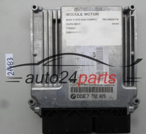 CENTRALINA MOTORE BMW X5 2.0 D BOSCH 0 281 011 411, 0281011411, DDE 7792 025, DDE7792025, 7792025