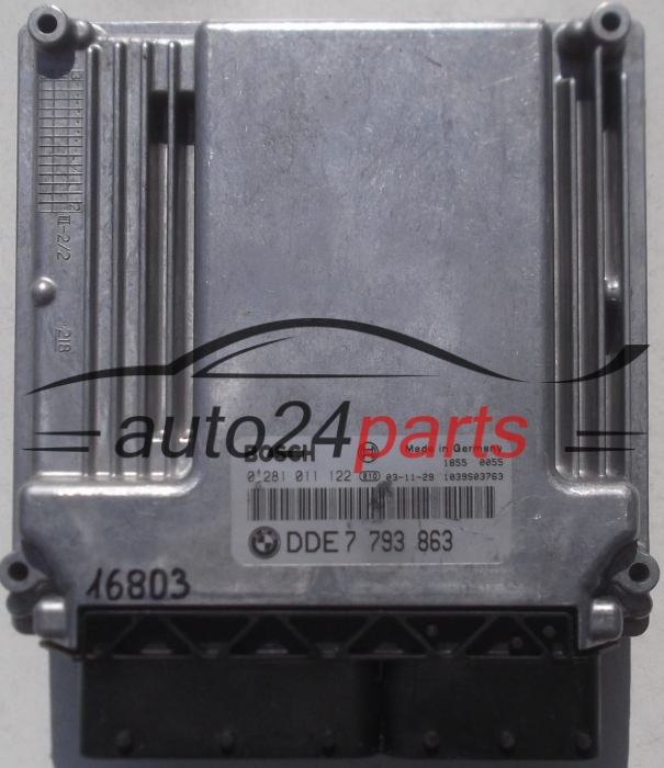 Μονάδα Ελέγχου Κινητήρα BMW E46 320 BOSCH 0 281 011 122, 0281011122, DDE 7 793 869, DDE7793869, 7793869