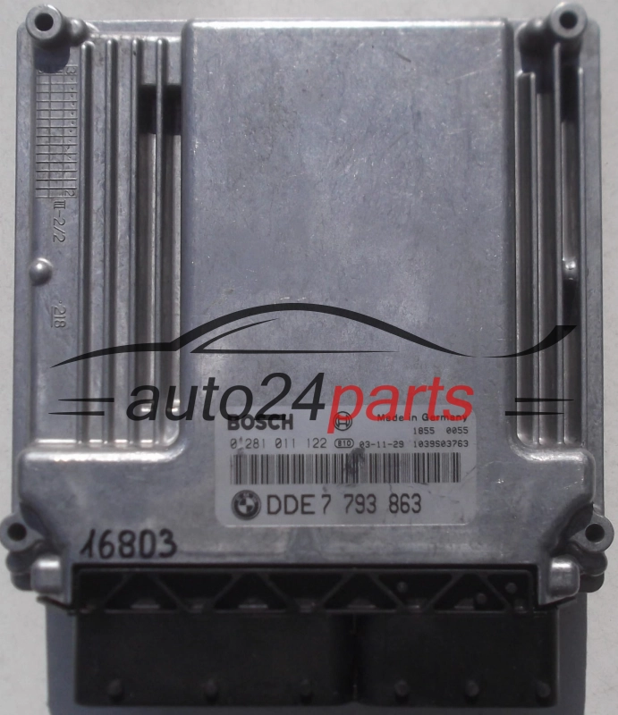 Μονάδα Ελέγχου Κινητήρα BMW E46 320 BOSCH 0 281 011 122, 0281011122, DDE 7 793 869, DDE7793869, 7793869