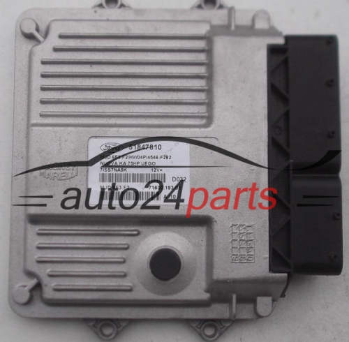 ECU CENTRALITA DE MOTOR  FORD KA NUOVA MAGNETI MARELLI MJD 6F3.F2, 51847810, 71600.193.01