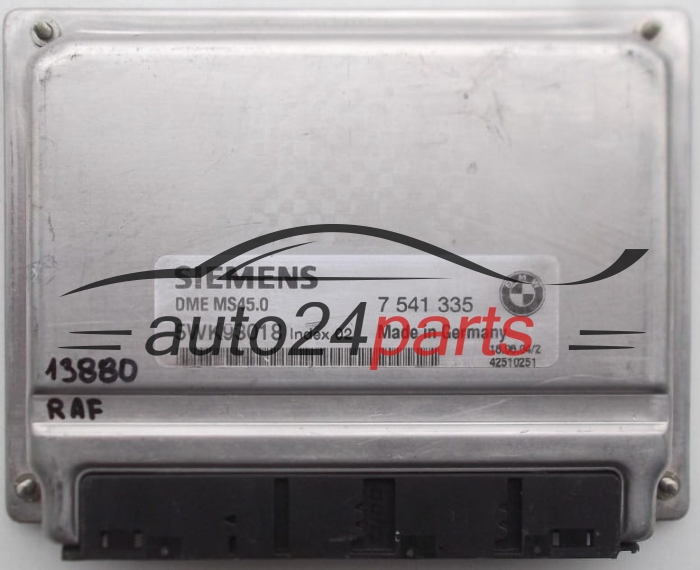 MOTORSTEUERGERÄT ECU STEUERGERAT BMW E60 525i M54 