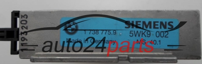 MOTORSTEUERGERÄT ECU STEUERGERAT BMW 320, E36 2.0 24V, SIEMENS 5WK9 002, 1 738 775.9