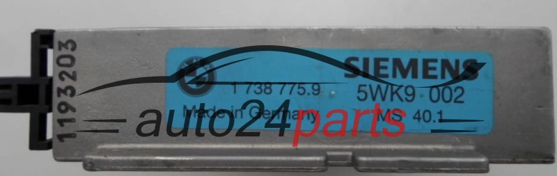 MOTORSTEUERGERÄT ECU STEUERGERAT BMW 320, E36 2.0 24V, SIEMENS 5WK9 002, 1 738 775.9