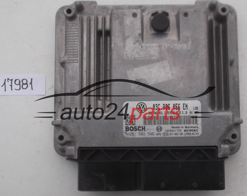 KOMPUTER STEROWNIK SILNIKA AUDI S5 4.2 FSI BOSCH 0 261 S02 546,  03C 906 056 EN