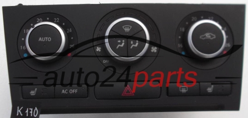 HEATING AND AIR CONDITIONING CONTROL PANEL SWITCH CLIMATRONIC SAAB 9-3 12772892 BA / 12772892BA / ACC407-C-SEAT / ACC407CSEAT
