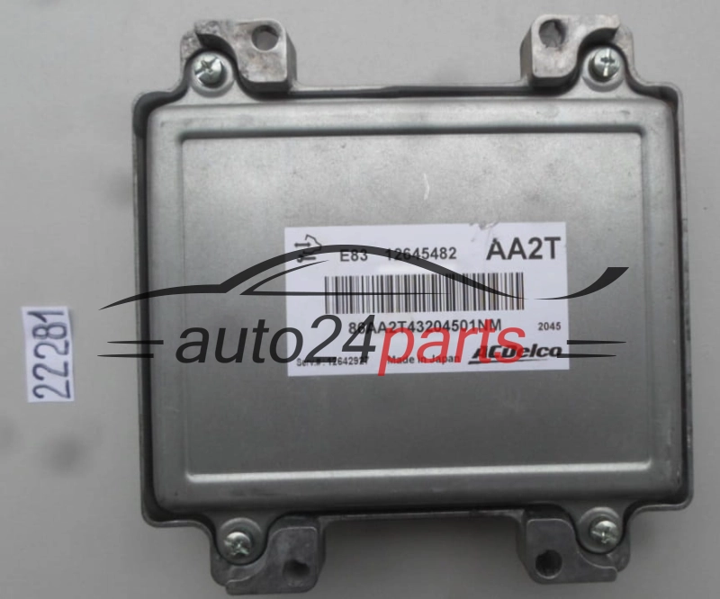 KOMPUTER STEROWNIK SILNIKA CHEVROLET AVEO ACDELCO 12645482 AA2T, 12642927 