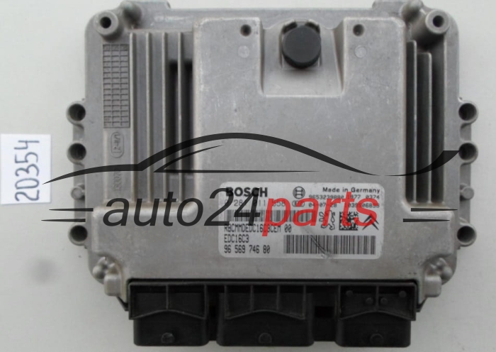 KOMPUTER STEROWNIK SILNIKA PEUGEOT 407 1.6 HDI BOSCH 0 281 011 558, 0281011558, 96 569 746 80, 9656974680, 9653239880, EDC16C3 