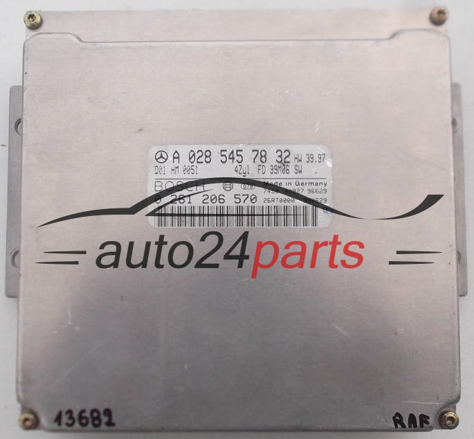 CENTRALINA DO MOTORE MERCEDES W170 SLK 230 A0285457832, 0285457832, A 028 545 78 32 BOSCH 0261206570, 0 261 206 570