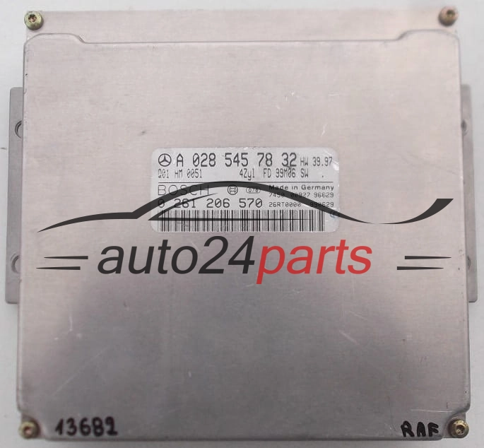 CENTRALINA DO MOTORE MERCEDES W170 SLK 230 A0285457832, 0285457832, A 028 545 78 32 BOSCH 0261206570, 0 261 206 570