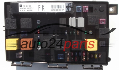 CAJA ELECTRICA DE FUSIBLES Y RELES OPEL ASTRA ZAFIRA B 13191133 FK