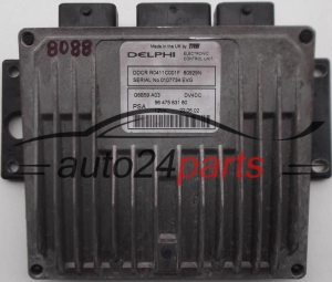 CENTRALITA DE MOTOR PEUGEOT, CITROEN 1.5, DDCR R0411C001F, DDCRR0411C001F, 96 475 631 80, 9647563180, 0107734 EVG