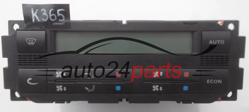 HEATING AND AIR CONDITIONING CONTROL PANEL SWITCH CLIMATRONIC VW VOLKSWAGEN SEAT 7M7 907 040 E, 7M7907040E, 5HB007963-30, 5HB00796330
