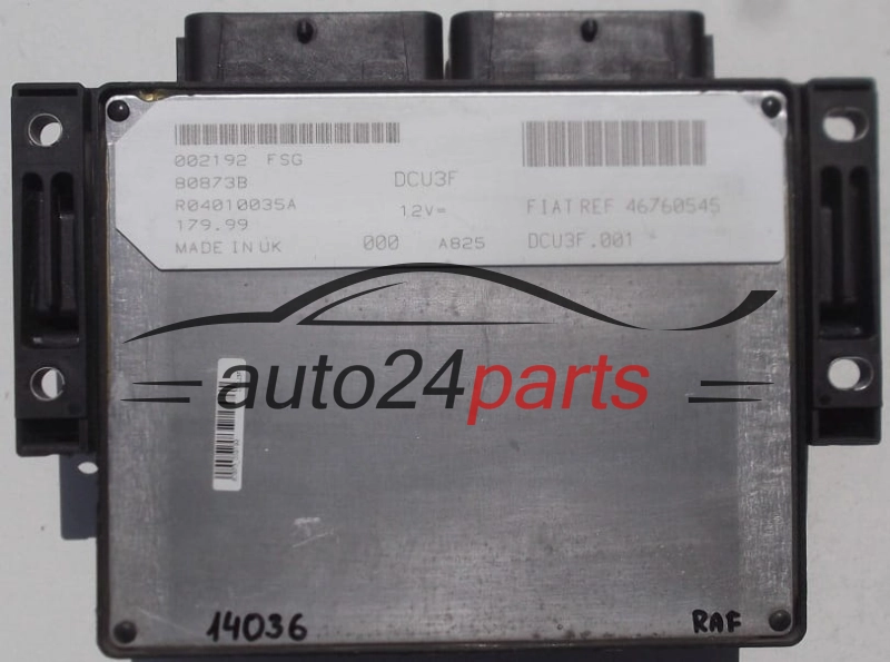 ECU CENTRALITA DE MOTOR FIAT PUNTO LUCAS R04010035A, 46760545