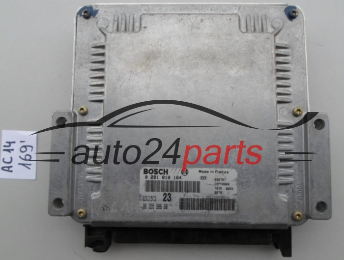 KOMPUTER STEROWNIK SILNIKA CITROEN PEUGEOT 2.0 HDI BOSCH 0 281 010 164,  96 355 986 80