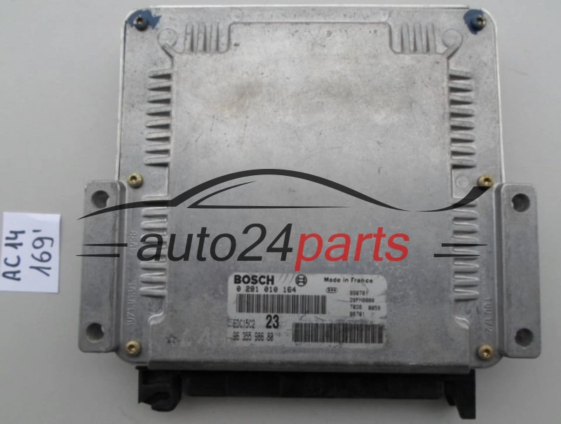 KOMPUTER STEROWNIK SILNIKA CITROEN PEUGEOT 2.0 HDI BOSCH 0 281 010 164,  96 355 986 80