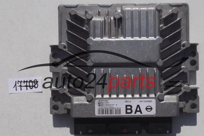 ECU CENTRALITA DE MOTOR NISSAN QASHQAI 1.5 DCI CONTINENTAL S180033107 A