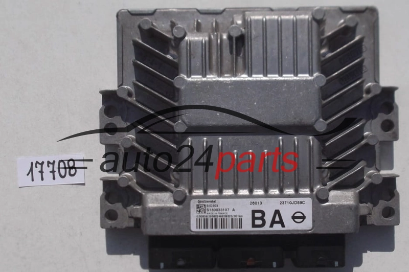 ECU CENTRALITA DE MOTOR NISSAN QASHQAI 1.5 DCI CONTINENTAL S180033107 A