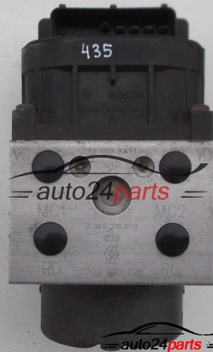 ABS RENAULT MEGANE 1.4 BOSCH 0 265 216 678, 0265216678, 7700 430 230, 7700430230, 0 273 004 394, 0273004394 
