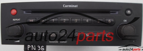RADIO CD NAVI CARMINAT RENAULT MEGANE 8200 484 424 T / 8200484424T / 6500-4865 / 65004865 / BE 7433 / BE7433 