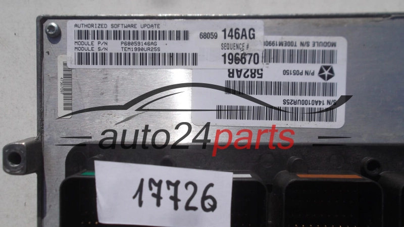 CENTRALINA MOTORE DODGE PLYMOUTH P05150 582AB