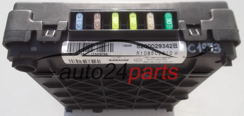 Ηλεκτρικό κιβώτιο θρυαλλίδων κουτί  RENAULT SCENIC 8200029342B, S108502610H