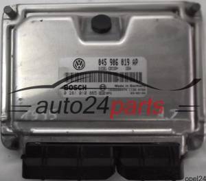 MOTORSTEUERGERÄT ECU STEUERGERÄT VW VOLKSWAGEN POLO 1.4 TDI AMF 045906019AP, 045 906 019 AP, BOSCH 0 281 010 865, 0281010865, DIESEL EDC15P+ 1554