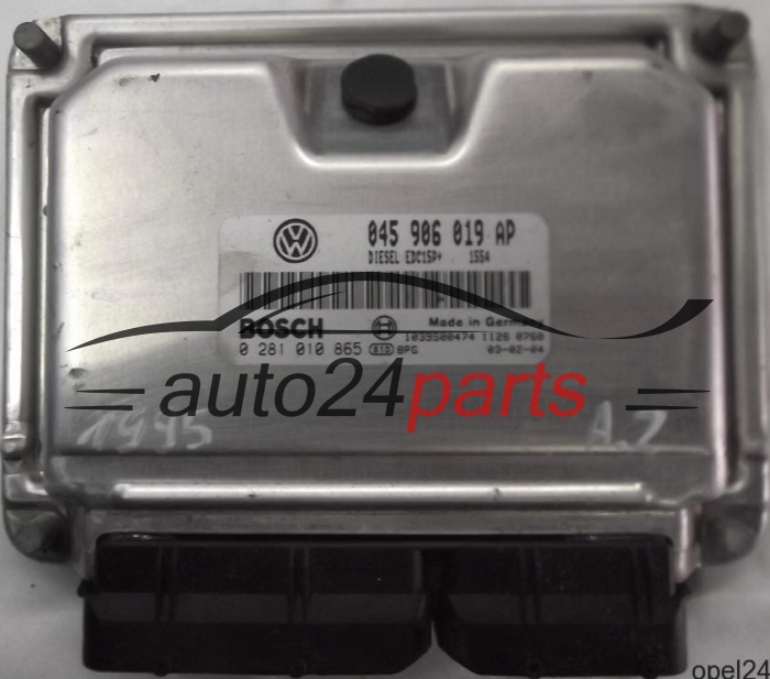 MOTORSTEUERGERÄT ECU STEUERGERÄT VW VOLKSWAGEN POLO 1.4 TDI AMF 045906019AP