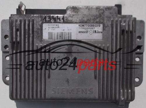 KOMPUTER STEROWNIK SILNIKA RENAULT MEGANE 1.6 16V SIEMENS S105300103B, HOM 7700860319, 7700102267