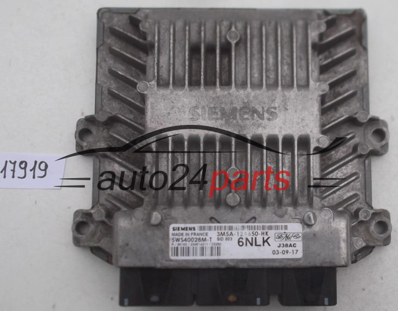 KOMPUTER STEROWNIK SILNIKA FORD C-MAX 2.0 TDCI SIEMENS 5WS40028M-T
