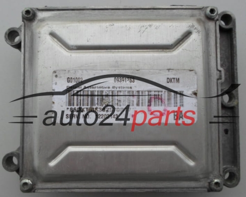 ECU ENGINE CONTROLLER OPEL CHEVROLET HOLDEN VAUXHALL ASTRA VECTRA ZAFIRA 2.2 Z22SE 09391263 DKTM, 12202143, 12 202 143, 6235044, 62 35 044