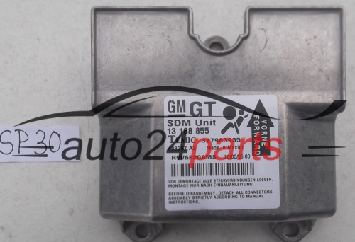 STEROWNIK MODUL PODUSZEK POWIETRZNYCH OPEL ASTRA H KOMBI 13 188 855 GT, 13188855 GT, 93186386, 6235478, 62 35 478