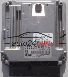 ECU ENGINE CONTROLLER AUDI A4 2.0 TDI BOSCH 0 281 013 294, 0281013294, 03G 906 016 KM, 03G906016KM, EDC16U31 