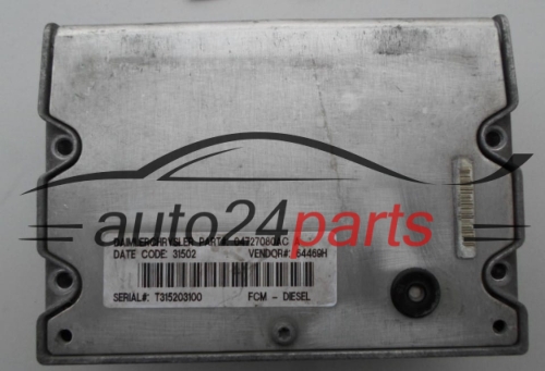 Μονάδα Ελέγχου Κινητήρα  CHRYSLER 2.5 CRD 04727080AC