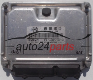 ECU ENGINE CONTROLLER VOLKSWAGEN AUDI BOSCH 0 261 208 332, 0261208332, 030 906 032 EK, 030906032EK