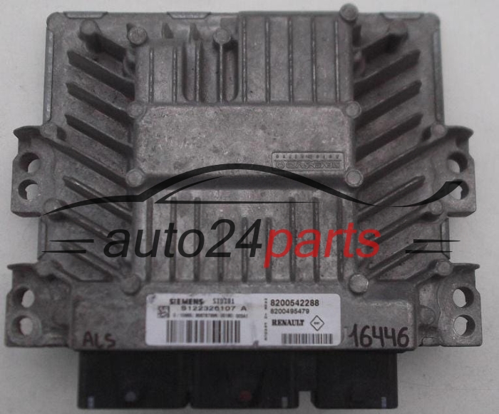 ECU ENGINE CONTROLLER RENAULT MEGANE 1.5 DCI SIEMENS S122326107 A, S122326107A, 8200542288