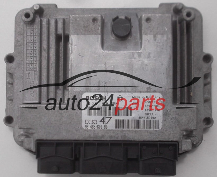 Μονάδα Ελέγχου Κινητήρα PEUGEOT 307 1.4 HDI BOSCH 0 281 010 390,  96 465 601 80