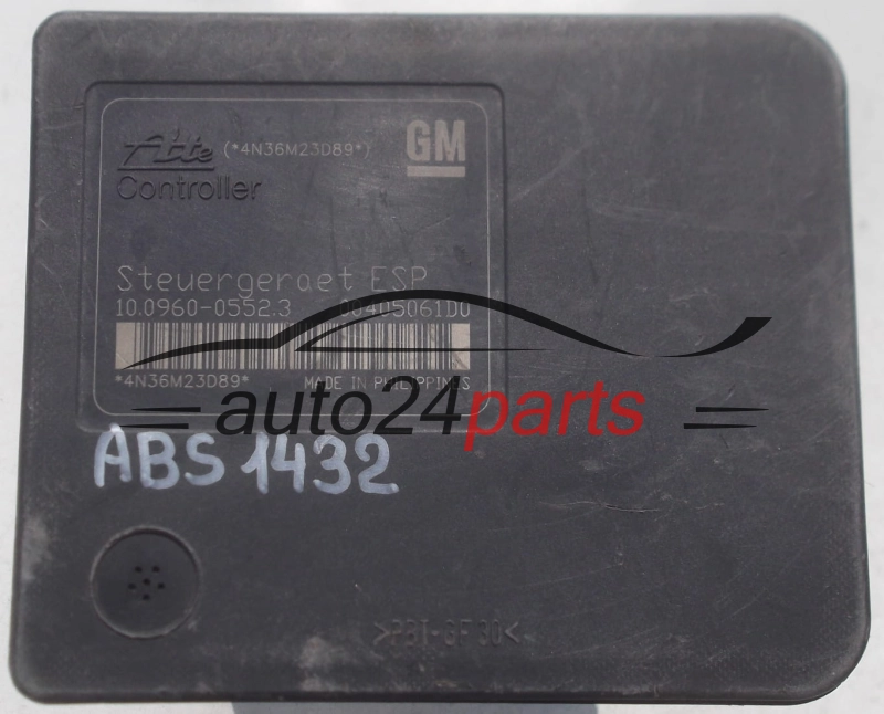 ABS POMPA I STEROWNIK ASTRA H ZAFIRA B GM 13 246 535 BL, 13246535, ATE 10.0206-0265.4, 10020602654, 10.0960-0552.3, 10096005523 -