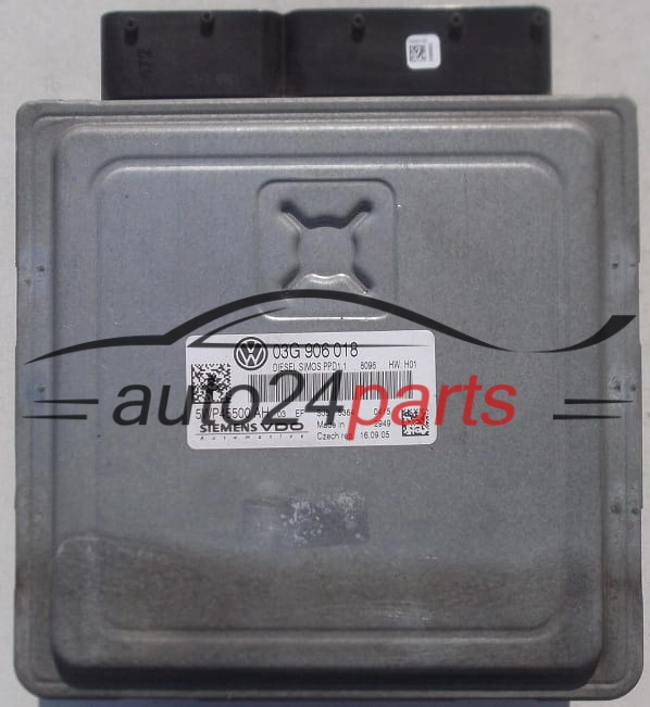 Μονάδα Ελέγχου Κινητήρα VOLKSWAGEN PASSAT 2.0 TDI SIEMENS VDO 5WP45500 AH, 5WP45500AH, 03G 906 018, 03G906018, DIESEL SIMOS PPD1.1 
