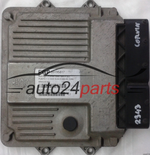CALCULATEUR MOTEUR FIAT PUNTO 1.3 JTD MAGNETI MARELLI MJD 6JF.P3