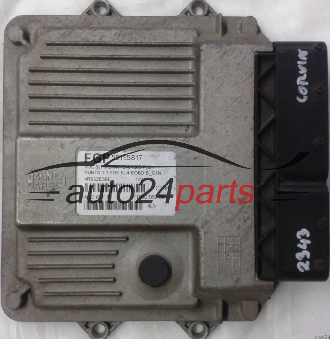 CALCULATEUR MOTEUR FIAT PUNTO 1.3 JTD MAGNETI MARELLI MJD 6JF.P3