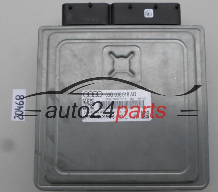 KOMPUTER STEROWNIK SILNIKA AUDI A4 2.0 TDI SIEMENS VDO 5WP45549 AG, 03G 906 018 AQ