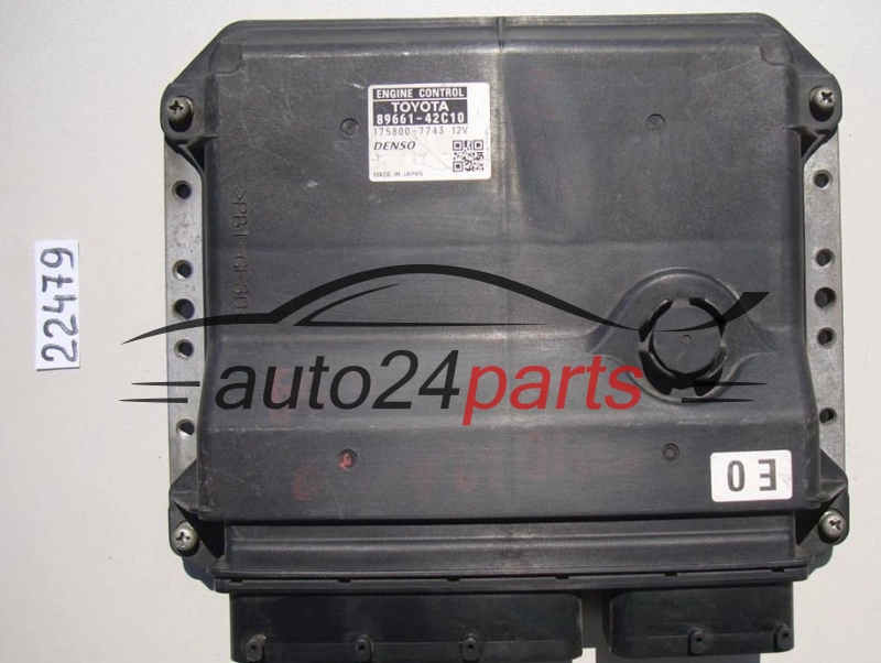 Μονάδα Ελέγχου Κινητήρα TOYOTA RAF 4 2.2 D4D 89661-42C10, 8966142C10, 175800-7743, 1758007743