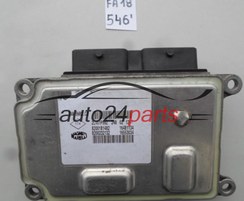  RENAULT CLIO Magneti Marelli IAW 5NR2.C2, IAW5NR2C2, 8200181482, 16481134, 8200232132, 16553034