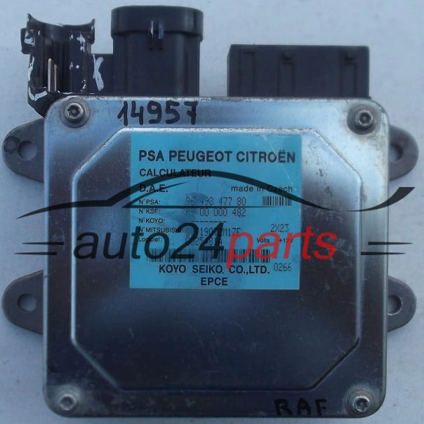 Centralina coluna de direcção CITROEN PEUGEOT 96 498 477 80, 69 00 000 482/--A