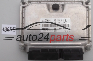 KOMPUTER STEROWNIK SILNIKA VOLKSWAGEN GOLF BOSCH 0 281 010 977, 0281010977, 038 906 019 HJ, 038906019HJ
