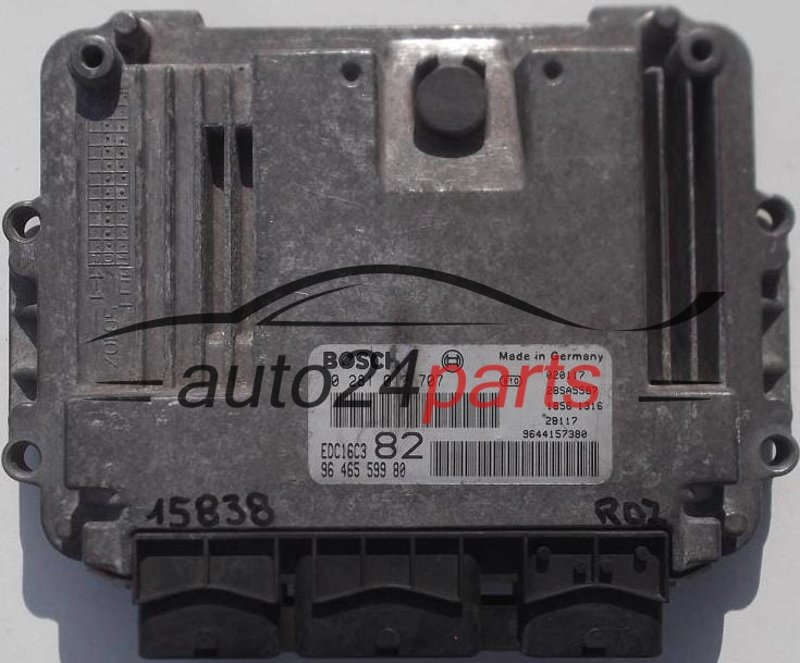CENTRALINA DO MOTORE PEUGEOT 206 1.4 HDI BOSCH 0281010707 9646559980 9644157380 EDC16C3 82 28SA5587