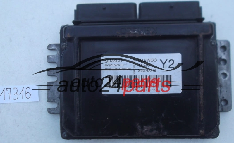 CALCULATEUR MOTEUR DEAWOO TACUMA 1.6 KEMSCO S010016030 E1 S010016030E1, 96378049 1AEK Y2