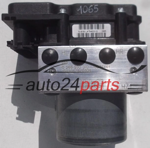 Aντλία ABS OPEL CORSA MERIVA TIGRA BOSCH 0 265 232 212, 0265232212, 13276461 HG, 13276461HG, 0 265 800 770, 0265800770