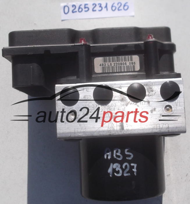 ABS POMPA I STEROWNIK VOLKSWAGEN FOX POLO BOSCH 0 265 231 626, 0265231626, 5Z0 614 117 B, 5Z0614117B, 0 265 800 468, 0265800468